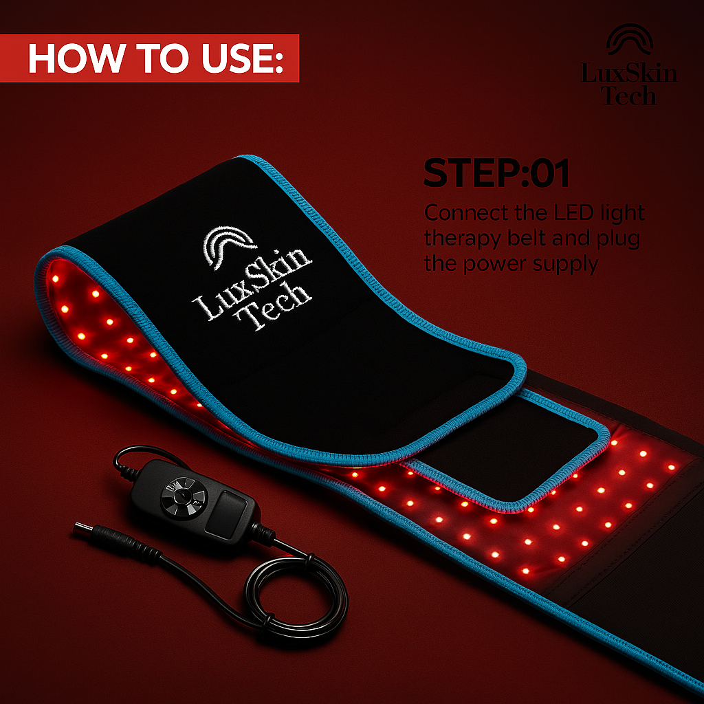LuxSkin Tech® Skin Reneration Red Light Therapy Belt